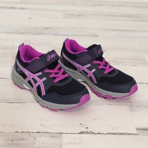[NWOB] ASICS Kid's PRE Venture 8 Pre-School Running Shoes Size 2 Midnight/Orchid